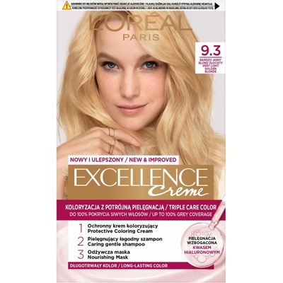 L'Oréal Excellence Creme 9.3 Blond velmi světlá zlatá
