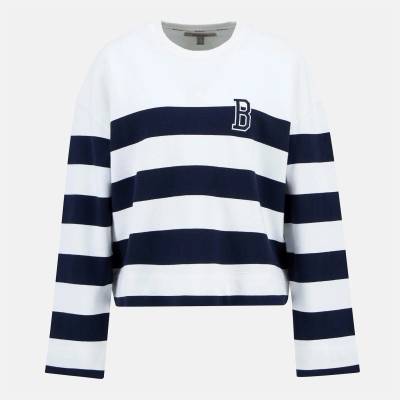 Barbour Блуза Barbour Women's Faye Relaxed Fit Crew Sweatshirt - Cloud/Navy Str