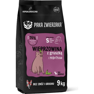 Paka Zwierzaka Кутия за храна за домашни любимци - Seventh Heaven - Свинско с круша "S" 9 кг