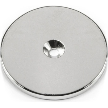 Magsy Neodymový magnet válec s dírou pro šroub se zápustnou hlavou pr.50 x 4 N 80 °C, VMM4-N35 21095