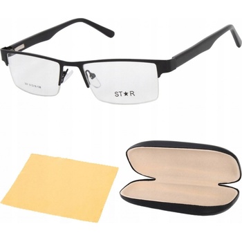 brýlové obruby Haker 207 BLACK obdélníkové
