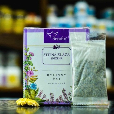 Serafin byliny Štítná žláza snížená bylinný čaj porcovaný 250 ml