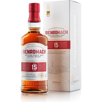 Benromach 15y 43% 0,7 l (holá láhev)