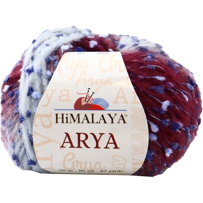 Himalaya Arya 76608 šedá, bordó