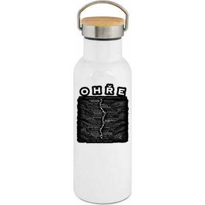 123TRIKO termoska Ohře, vodácká mapa, rytá verze 500 ml