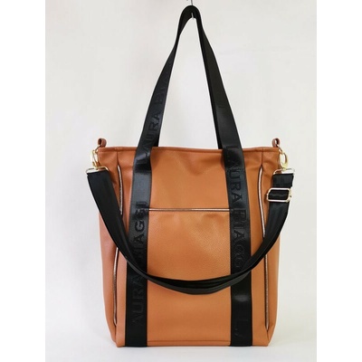 Laura Biaggi Ekokožená kabelka na rameno DX-KB-43-camel