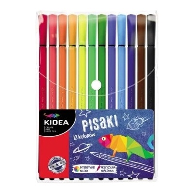 kidea - Флумастери 12 цвята