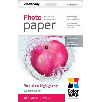 ColorWay CW semi-glossy mikroporézny 255g/m, 50ks, A4