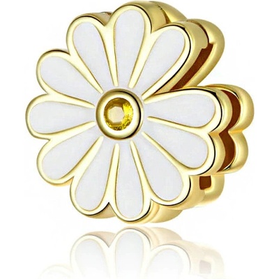 P&J Jewellery Zlatý klip Reflexions Zlatá sedmikráska RFCH13