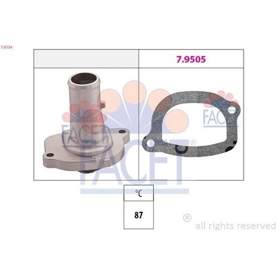 Termostat, chladivo FACET 7.8124 (78124)