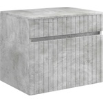 vidaXL Стенно Баня Кабинет Бетонно сиво 59 x 44, 5 x 50 cm (890635)