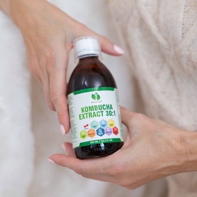 For long life Kombucha extrakt 30:1 300 ml