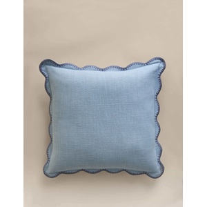 Marks & Spencer Голяма рипсирана възглавница с бродерия от чист памук Marks & Spencer синя Marks & Spencer | Sin | Home | ЕДИН РАЗМЕР