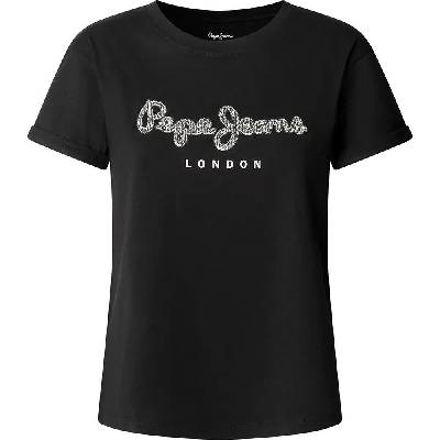 Тениска Pepe jeans Nadda short sleeve T-shirt - Black (Black)