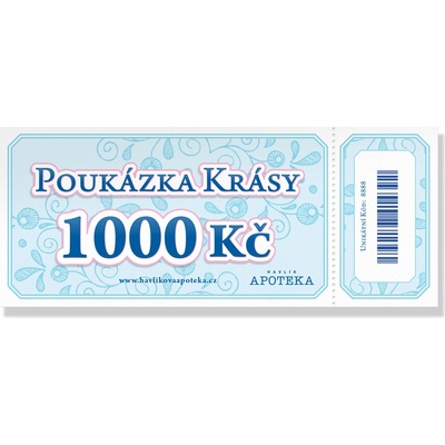 Havlíkova apotéka Dárková poukázka 1000 Kč