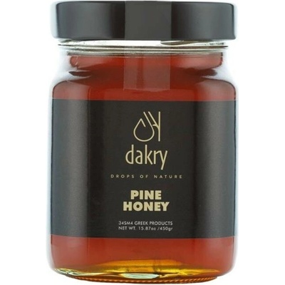 Dakry Olive Řecký lesní med z borovic bohatý na minerály, antioxidanty, s jedinečnou chutí - 450 g
