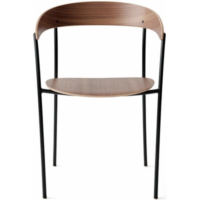 New Works Missing Armchair lacquered walnut