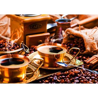 Bluebird Puzzle - Puzzle Black Coffee in Oriental Style - 1 000 piese