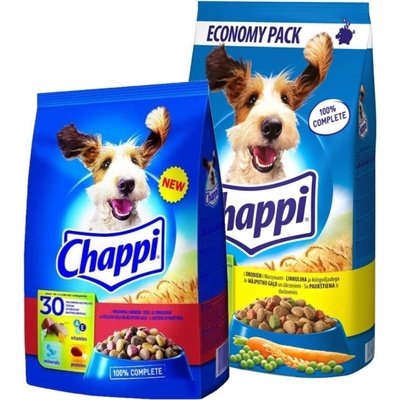 Chappi Mix príchutí 2 x 9 kg