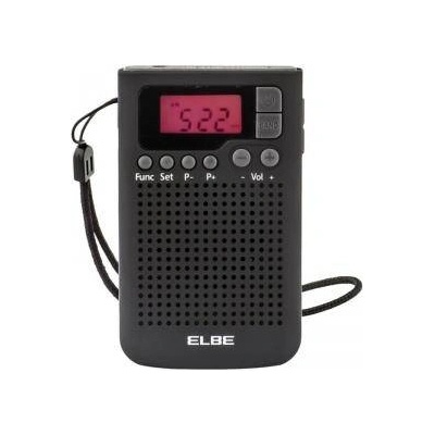 ELBE Радио-транзистор elbe am/fm Черен
