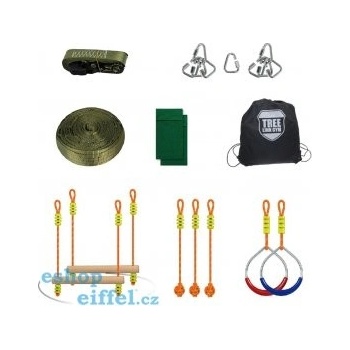 Dvěděti Ninja překážková dráha