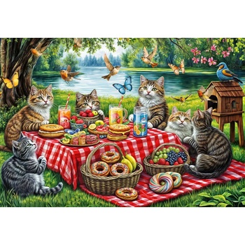 Alipson Puzzle - Puzzle The Cat Picnic - 1 000 piese