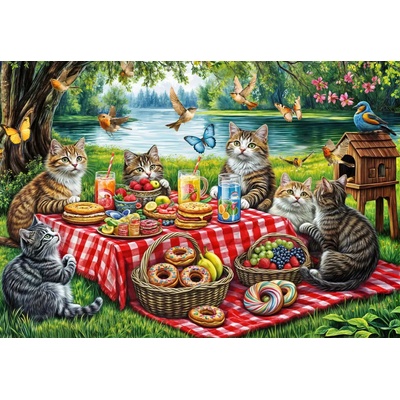 Alipson Puzzle - Puzzle The Cat Picnic - 1 000 piese