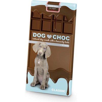 Duvoplus Dog Choc Salmon - Лакомство за кучета - шоколад със сьомга, 100гр
