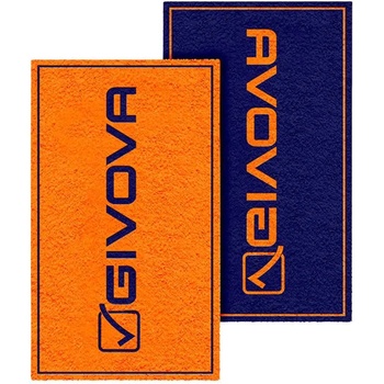 GIVOVA Хавлиена кърпа Givova Double Face 80x165 cm towel - Orange / Blue (Orange / Navy Blue)