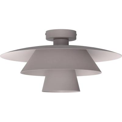 Luminex Потолъчно осветително тяло PLATO 1xE27/15W/230V Ø 32 см кремово (LU5746)