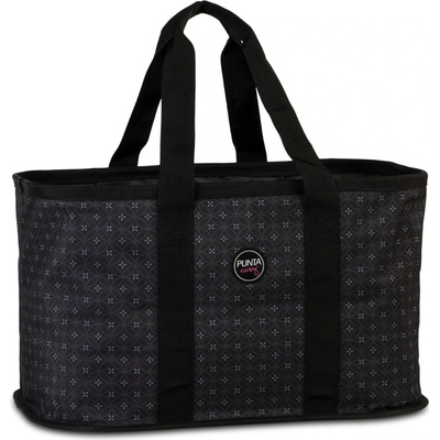 Skladací nákupný košík Punta Easy 46x27x28, 34 L čierny