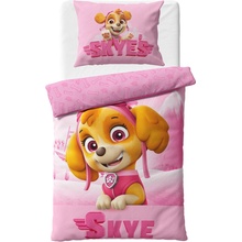 Carbotex bavlna obliečky Labková patrola Paw Patrol motív pilotka Skye 100% bavlna 70x90 140x200