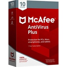 McAfee AntiVirus Plus 1 lic. 12 mes.