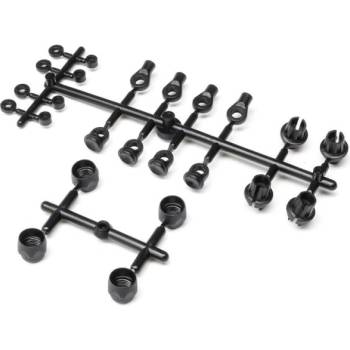 Axial Аксиални части за амортисьори, пластмасови: scx10 pro