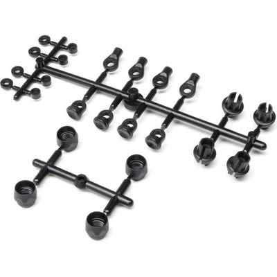 Axial Аксиални части за амортисьори, пластмасови: scx10 pro