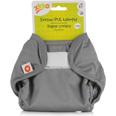 Kikko Vrchné PUL nohavičky Newborn Grey