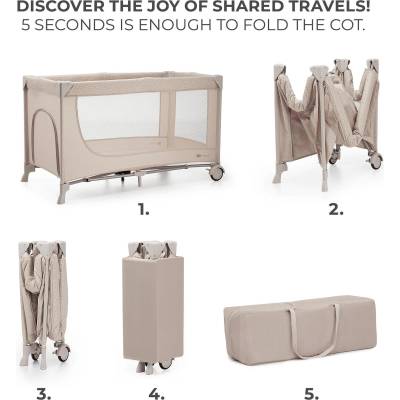 JOY SIMPLE 2 бебешка кошара BEIGE (KLJOY02BEG00000)