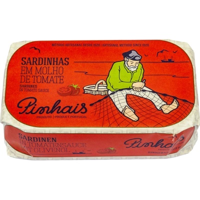Pinhais Portugalské sardinky v paradajkovej omáčke s olivovým olejom 125 g