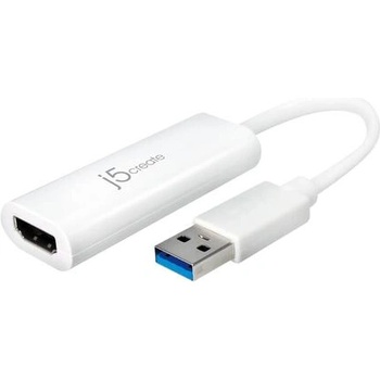 Image 1 of j5create Адаптер j5create JUA254, USB-A към HDMI, Бял (J5-JUA254)