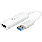 j5create Адаптер j5create JUA254, USB-A към HDMI, Бял (J5-JUA254)
