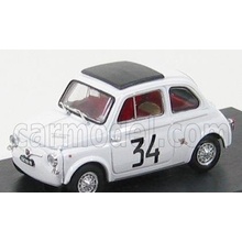 Brumm Fiat 500 595 Abarth N 34 Winner Criterium Apertura Monza 1964 Franco Patria Bílá 1:43