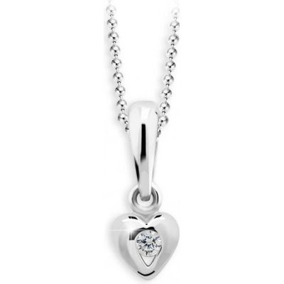 Cutie Diamonds zlatý přívěšek srdce C1556 ND1556 40 D X 2