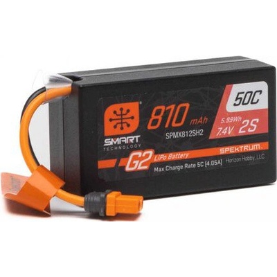 Spektrum Smart G2 LiPo 7.4V 810mAh 50C HC IC2