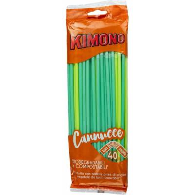 Kimono bio slamky zelené 40 ks