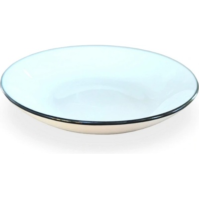 Порцеланова чинийка 10 см. с черен кант М21-256