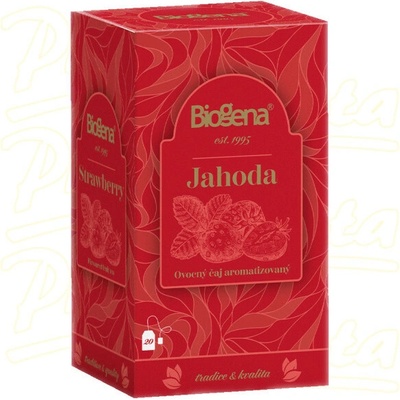 Biogena Traditional Jahoda porcovaný ovocný čaj 20 x 2 g