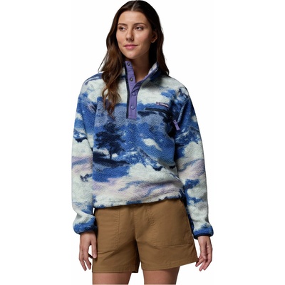 Columbia Helvetia II Printed Cropped Half Snap Размер: L / Цвят: син