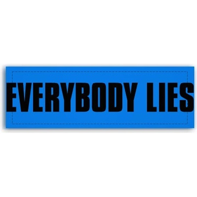 Fotoobraz 150x55 cm panorama Everybody lies