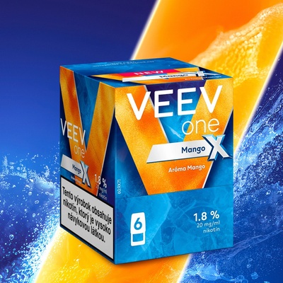 VEEV ONE Náplne Mango X kartón 6 ks