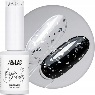 Hybridní Top ALLELAC 6g Rosie Beauty s Efektem Drcené Fólie Big Silver
